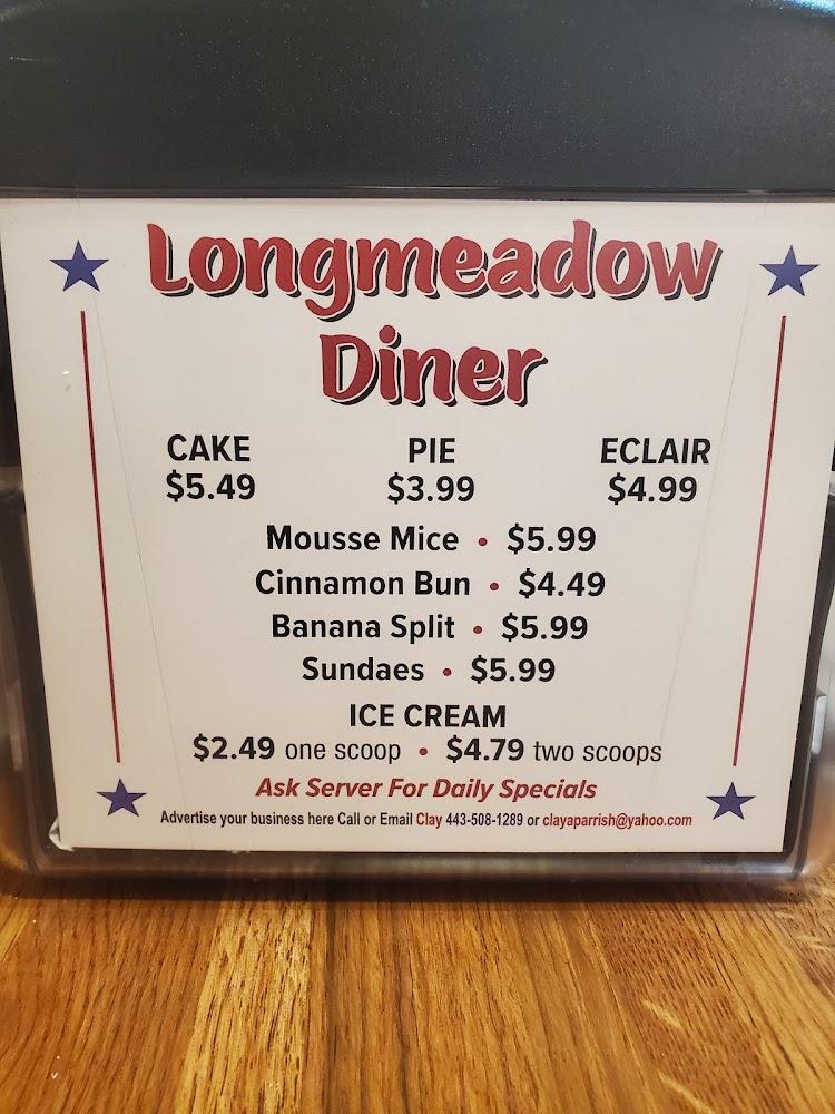 Longmeadow Diner Menu image 3
